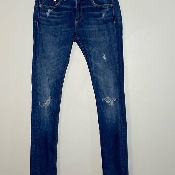 rag & bone Pants - Rag & Bone Women's Distressed Capri Jeans - Size 25